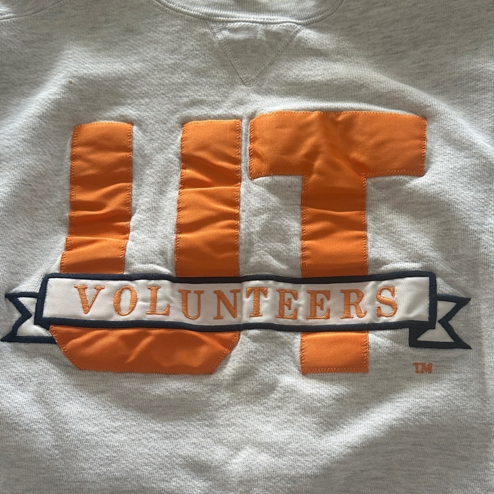 Vintage Russell Athletic UT Volunteers Gray and Orange Crewneck Sweater - Picture 5 of 5